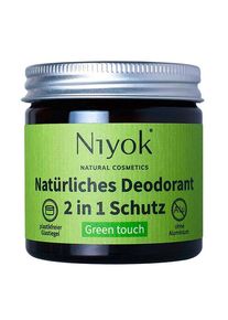 Niyok 2in1 anti-transpirante Deocreme Green touch 40ml