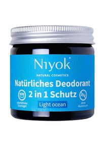 Niyok 2in1 Anti-transpirante Deocreme Light ocean 40ml