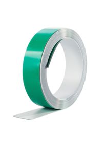 1 Rotolo - Nastro in acciaio con schiuma PE, autoadesivo 35 mm | 5 m, bianco