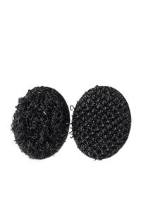 1 Pacchetto - Bollini a strappo su foglio, set di asola e uncino 16 mm | nero, nylon|poliestere