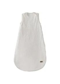 Roba Babyschlafsack 90 cm Seashells oyster , Weiß , Textil , Füllung: Polyester , 50x90 cm , Gots , Schlafen, Babybettausstattung, Babyschlafsäcke