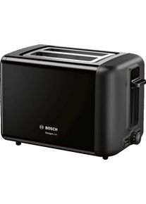 Bosch Toaster »TAT3P423DE DesignLine« 2 kurze Schlitze 820 W in schwarz, Größe 0