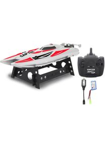 Jamara RC-Boot »Capter Speedboot, weiß« in rot