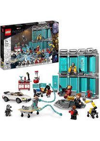 Lego® Konstruktionsspielsteine »Iron Mans Werkstatt (76216)Marvel«, (496 St.), Made In Europe bunt, Dieses Lego Marvel Spielzeug zum Bauen ergibt...