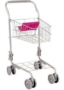 KNORRTOYS® Spiel-Einkaufswagen »Take Me, « pink, Einkaufswagen »Take me, Pink« mit schwenkbaren Doppelrädern