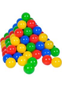 KNORRTOYS® Bällebad-Bälle »Colorful«, 100 Stück; Made In Europe bunt, Set mit 100 bunten Bällen in 4 Farben »colorful«