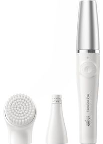 Braun Gesichtsepilierer »Facespa Pro se910«, 10 Mikroöffnungen, Wet&Dry weiß, Weltneuheit: Das weltweit erste Epilier- und Reinigungsbürstensystem...