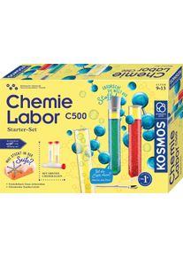 Kosmos Experimentierkasten »Chemielabor C 500 X«, Made In Germany gelb, Experimentierset »Chemielabor C 500 X«