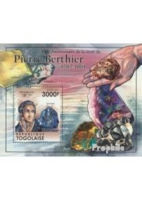 Togo Block 614 (completa. edizione) MNH 2011 Pierre Berthier e Mineral