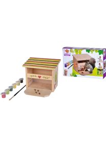 Eichhorn Kreativset »Outdoor Futterhaus Eichhörnchen«, (Set), Zum Zusammenbauen Und Bemalen; Made In Europe beige, Bau-Set aus Holz »Outdoor...