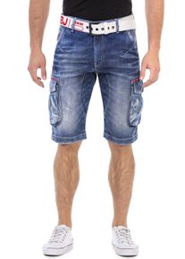 Cipo & Baxx Cipo & Baxx Bermudas, in Denim, mit Cargotaschen