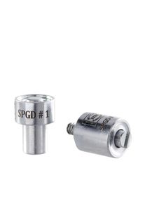 1 Herramientas para prensa remachadora TEP-1 y TEP-3 para ojales redondos #1 ( 8 mm), acero inoxidable, plata