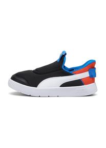 Puma Sneakers 'Courtflex v3' azuur / geel / knalrood / zwart 29