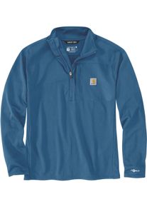 Carhartt Force Half-Zip, t-shirt long sleeve , color: Blue , size: S