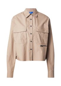KARL LAGERFELD JEANS, Damer, Bluse, Mørkebeige, Størrelse L