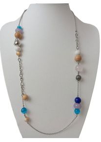 Fossil Collier Necklace Women, One Size, silver-colored