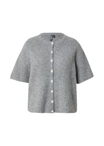 Pieces Curve Dames Gebreid vest 'PCSILLY' grijs gemêleerd M-46/48