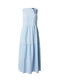 More & More MORE & MORE Dames Jurk lichtblauw / wit 40
