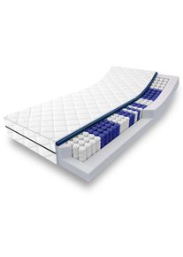 Colchón de muelles ensacados de 7 zonas Sleezzz Superior 80 x 200 cm, altura 18 cm, nivel de firmeza H3