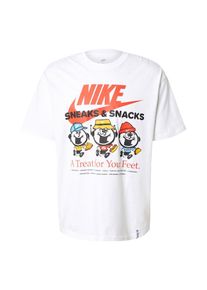 Nike Sportswear Heren Shirt hemelsblauw / rood / zwart / wit XXL