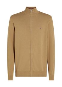 Tommy Hilfiger Heren Gebreid vest 'Essential' kaki XS