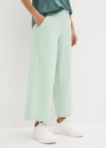 Pantalon de sport longueur mollet et jambes larges - vert - taille 42/44 (M) - bonprix