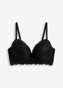 Soutien-gorge à coques et dentelle douce - noir - taille 105B - bonprix