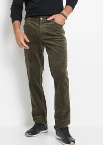 Pantalon velours côtelé extensible Regular Fit confortable - vert - taille 42 - Velours côtelé - bonprix