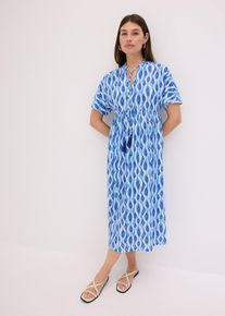 Robe-tunique imprim&eacute;e - bleu - taille 46/48 (L) - bonprix