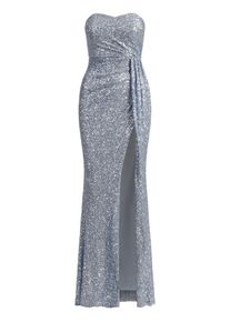 Kraimod Abendkleid Damen hellblau Größe 34
