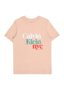 Calvin Klein Jeans Shirt groen / poederroze / rood / wit 116