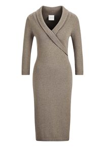 Madeleine Mode MADELEINE Strickkleid Damen taupe Größe XS