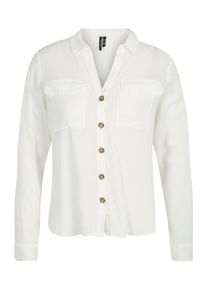 Vero Moda Petite Bluse 'BUMPY' Damen weiß Größe XXS Unifarben