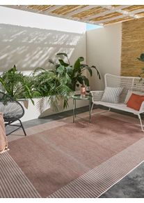 benuta Nest Binnen en buiten vloerkleed Bronco Terracotta 120x170 cm - Moderne Vloerkleden voor Woonkamer, Slaapkamer & Eetkamer