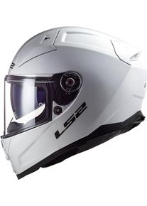 LS2 FF811 Vector II Solid, integraalhelm , kleur: Wit , maat: 3XL