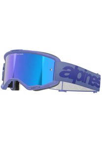 Alpinestars Vision 5 Wordmark, occhiali a specchio , colore: Grigio/Lilla Blu A Specchio