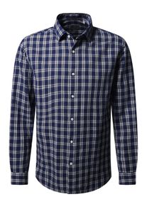 Pierre Cardin Heren Overhemd navy / wit L