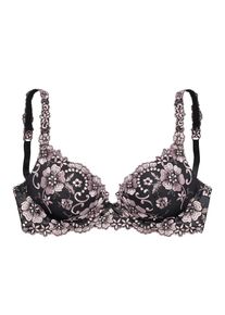 Lascana BH Damen altrosa / schwarz Größe 90