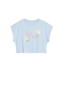 Desigual Shirt beige / lichtblauw / pink / zilver 134-140