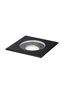 Qazqa Kültéri talajszpotlámpa fekete négyzet alakú állítható IP65 - Delux