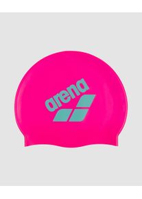 arena Swim Cap - Unisex - Shocking_pink-water - Size: One size fits all - arena Big Logo Swim Cap