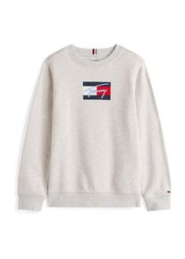 Tommy Hilfiger Sweatshirt donkerblauw / lichtgrijs / rood / wit 80