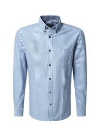 Pierre Cardin Heren Overhemd lichtblauw / grijs L