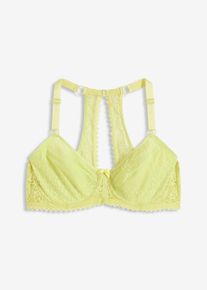Minimizer bh met sierlijk kant - groen - maat 75D - bonprix