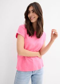Boxy shirt korte mouw - blauw - maat 32/34 (XS) - 100% katoen - bonprix