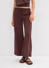 Culotte van soepele viscosemix - bruin - maat 44 - viscose - bonprix