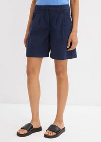 Bermuda van katoen - blauw - maat 48 - met katoen - bonprix