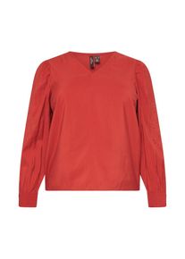 Vero Moda Curve Bluse 'SANI' Damen rot Größe 6XL Unifarben