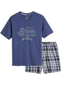 Shorty mit Baumwolle, blau, Größe 48/50 (M), 100% Baumwolle, bonprix