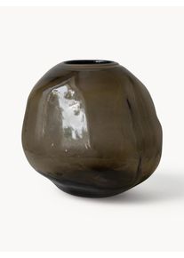 DBKD Wazon Pebble, Ø 28 cm Szary Szkło Ø 28 x H 28 cm
